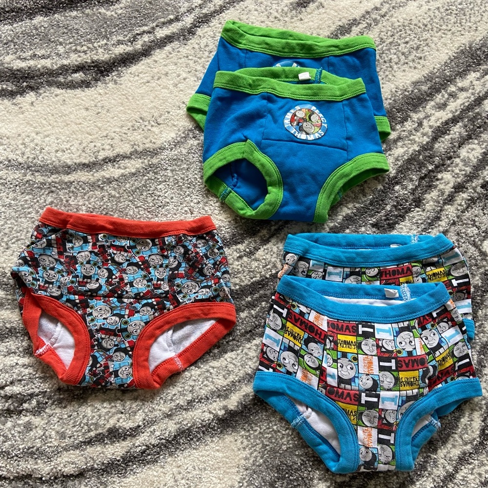 NEVER WORN Set of 5 Thomas the Train Boys Underwear
